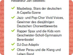 Buehnenprogramm